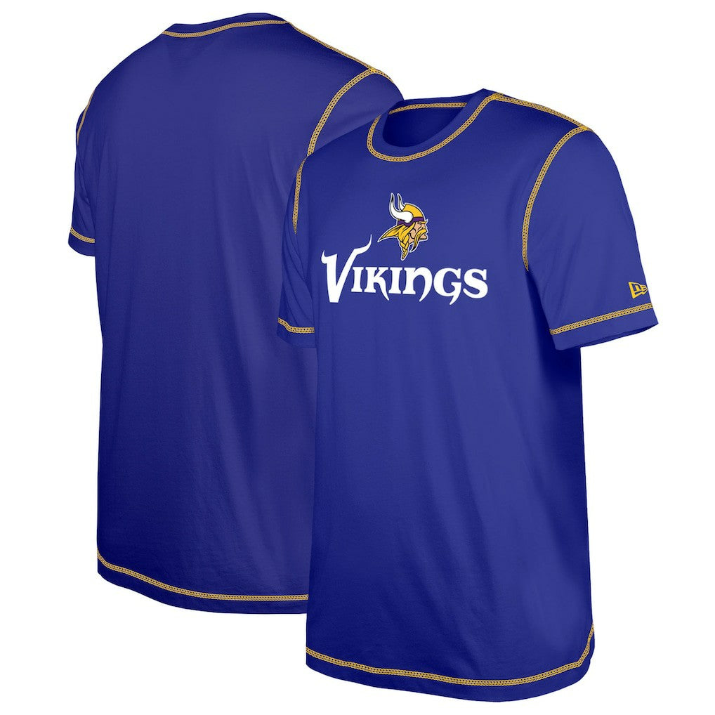 Minnesota Vikings New Era Third Down Puff Print T-Shirt - Purple - NFL