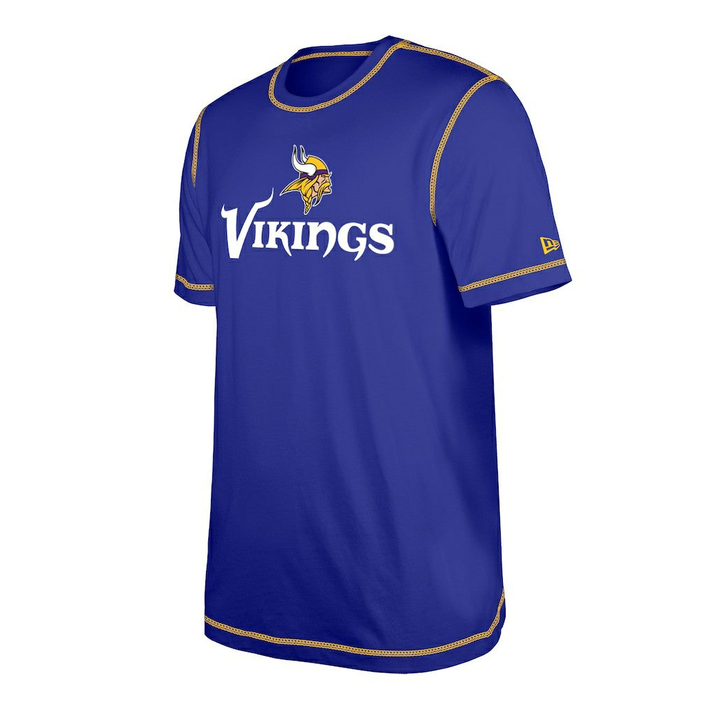 Minnesota Vikings New Era Third Down Puff Print T-Shirt - Purple - NFL