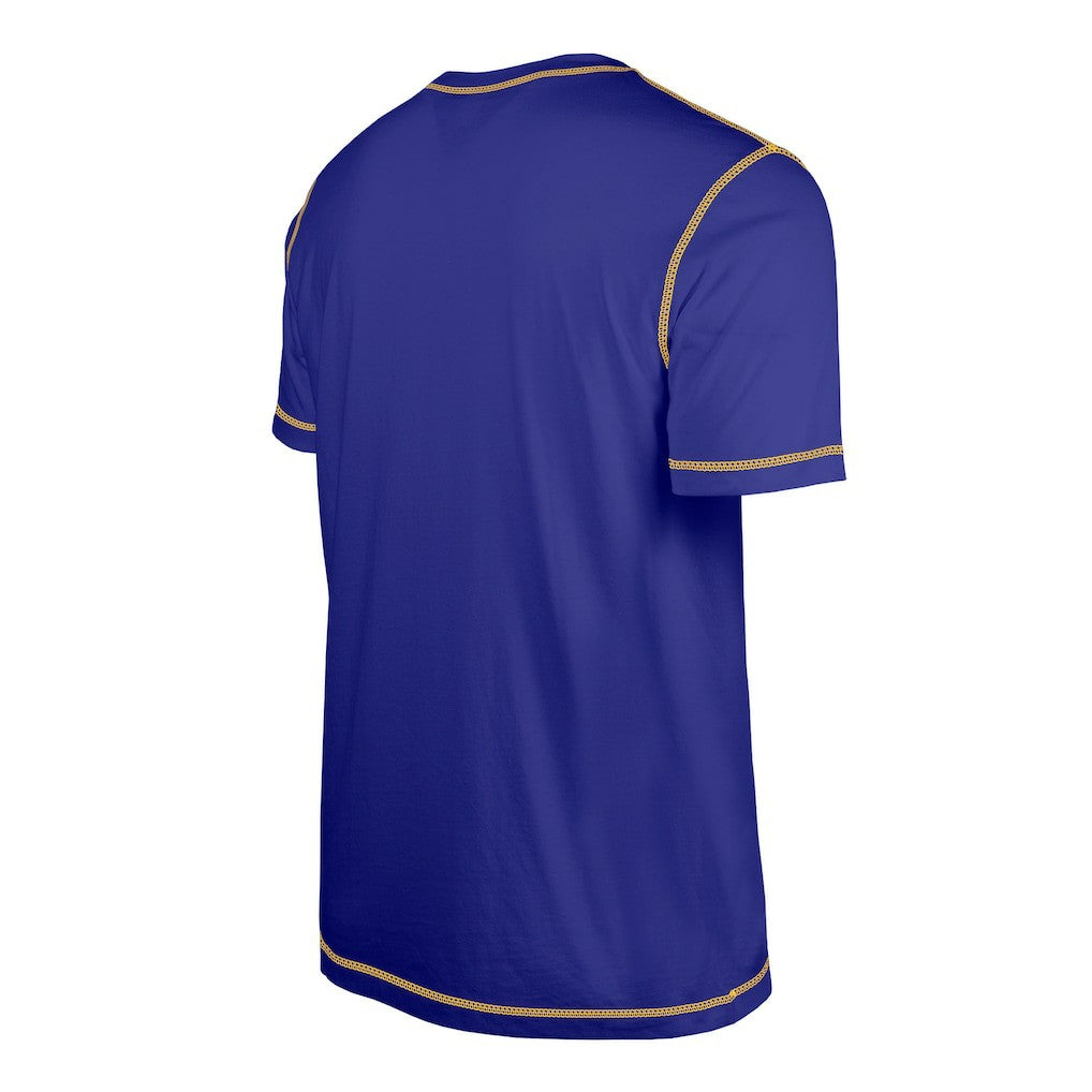 Minnesota Vikings New Era Third Down Puff Print T-Shirt - Purple - NFL