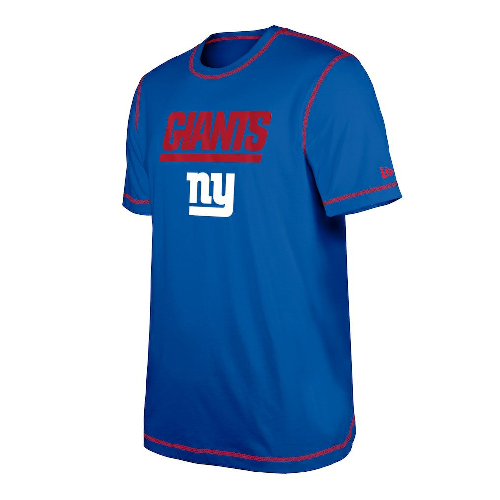 New York Giants New Era Third Down Puff Print T-Shirt - Royal - NFL