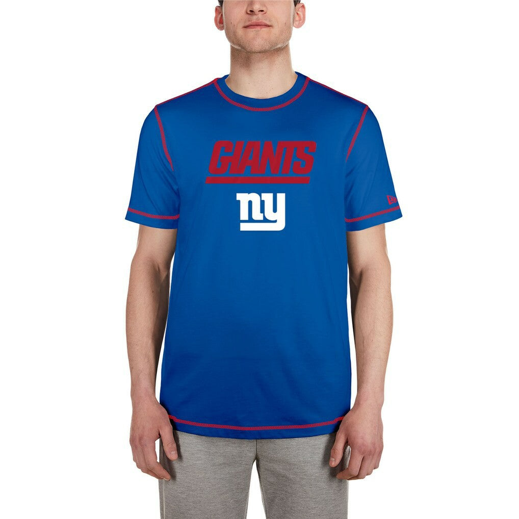 New York Giants New Era Third Down Puff Print T-Shirt - Royal - NFL