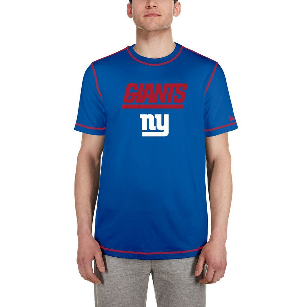 New York Giants New Era Third Down Puff Print T-Shirt - Royal - NFL