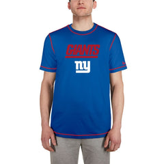 New York Giants New Era Third Down Puff Print T-Shirt - Royal - NFL