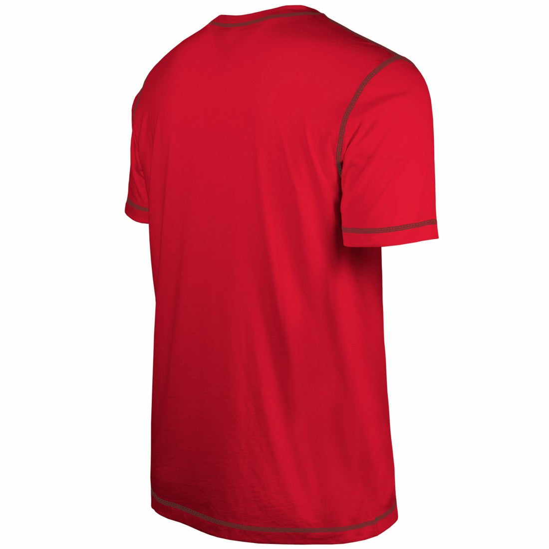 Tampa Bay Buccaneers New Era Third Down Puff Print T-Shirt - Red - NFL