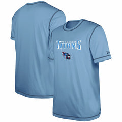 Tennessee Titans New Era Third Down Puff Print T-Shirt - Light Blue - NFL