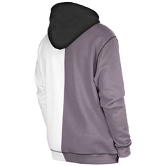 Las Vegas Raiders New Era Third Down Split Raglan Pullover Hoodie - Silver/White - NFL