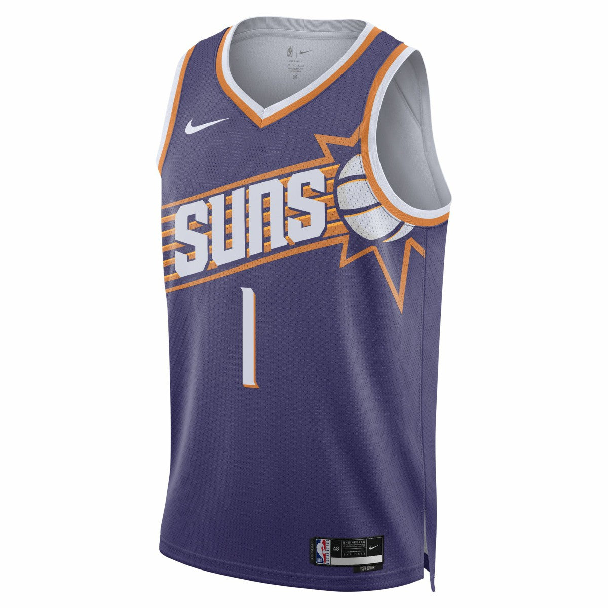 Nike Devin Booker Phoenix Suns Unisex Swingman Jersey Icon Edition Purple