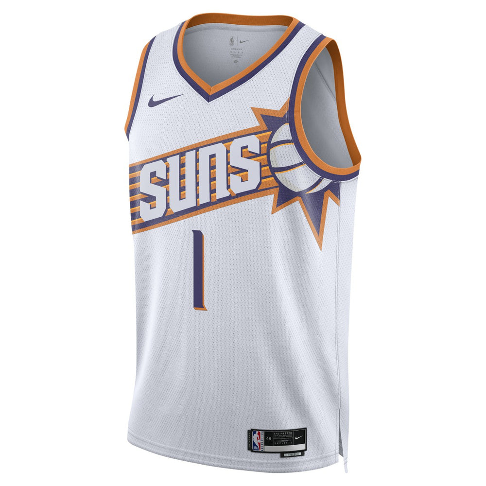 Nike Devin Booker Phoenix Suns Unisex Swingman Jersey Association Edition White