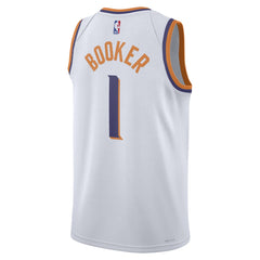 Nike Devin Booker Phoenix Suns Unisex Swingman Jersey Association Edition White