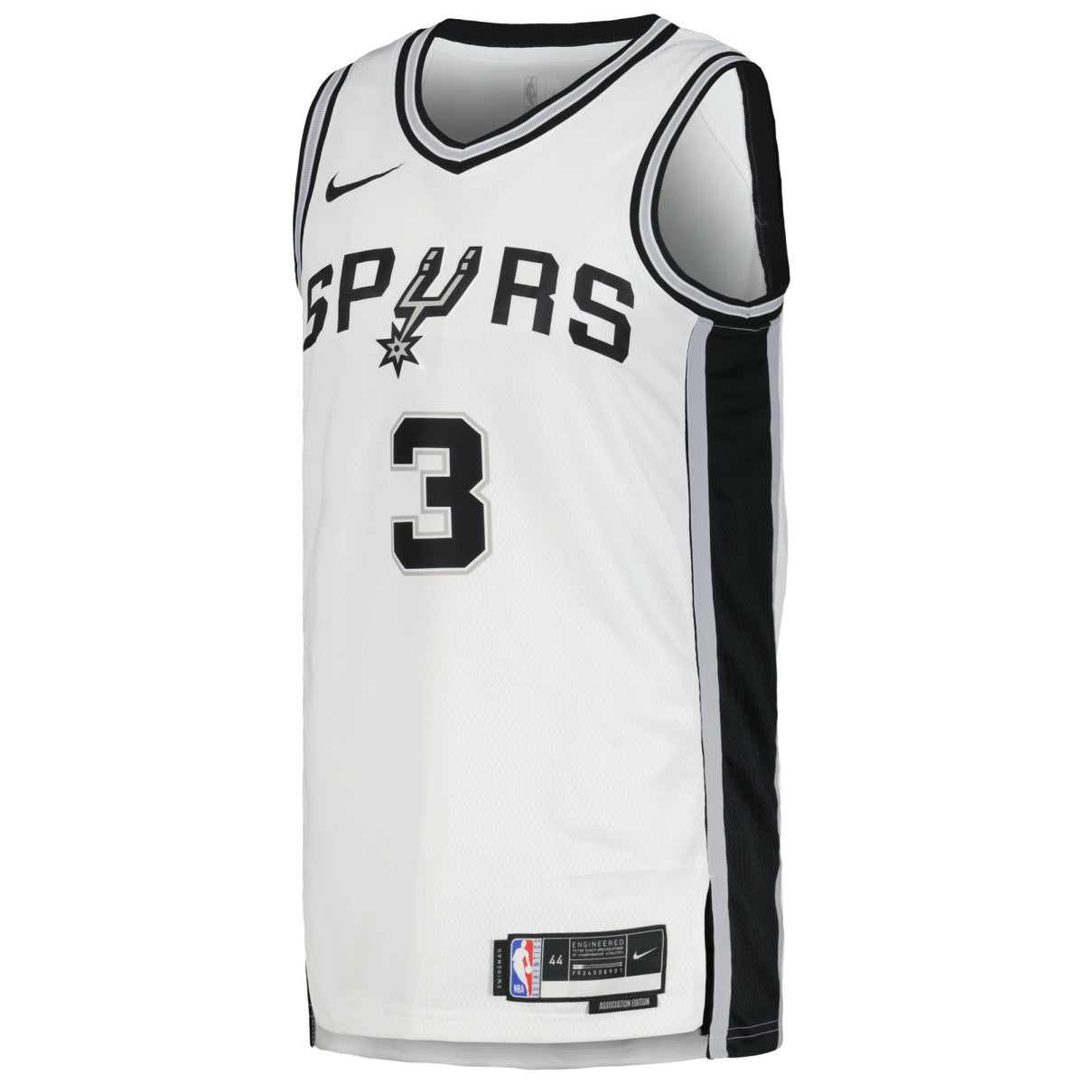 Nike Keldon Johnson San Antonio Spurs Unisex Swingman Jersey Association Edition White