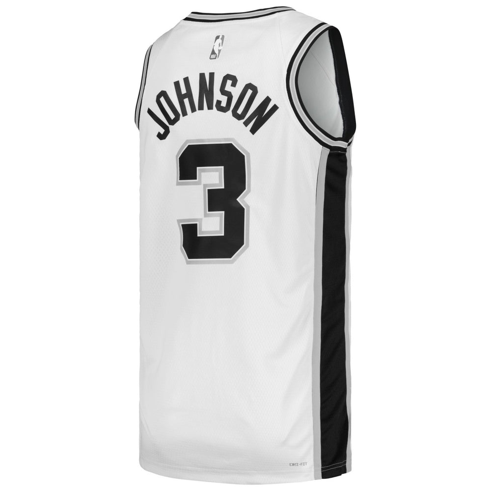 Nike Keldon Johnson San Antonio Spurs Unisex Swingman Jersey Association Edition White