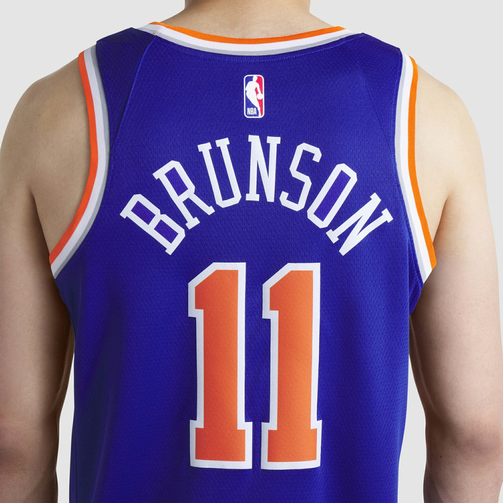 Nike Jalen Brunson New York Knicks Unisex Swingman Jersey Icon Edition Blue