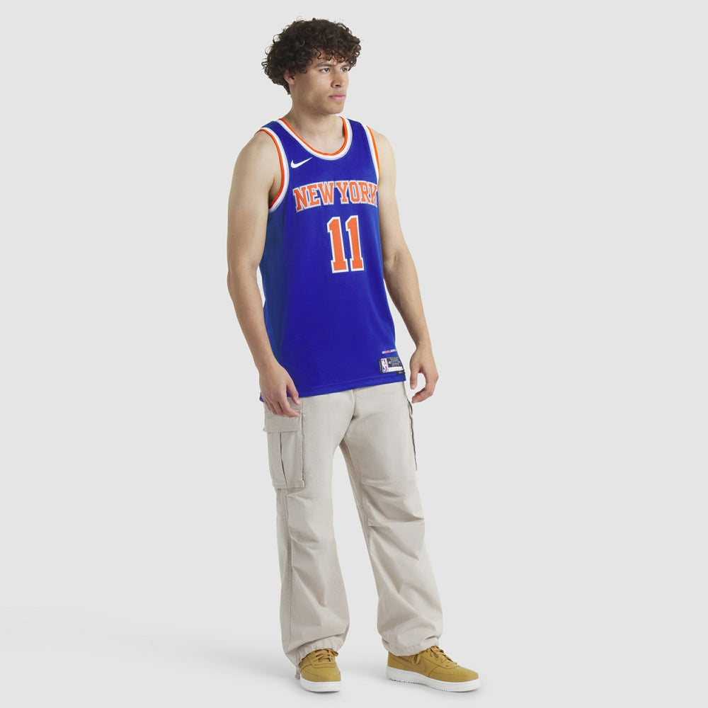 Nike Jalen Brunson New York Knicks Unisex Swingman Jersey Icon Edition Blue