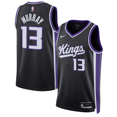 Nike Keegan Murray Sacramento Kings Unisex Swingman Jersey Icon Edition Black