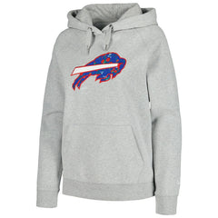 Buffalo Bills New Era Women's Floral Raglan Pullover Hoodie - Gray - NFL