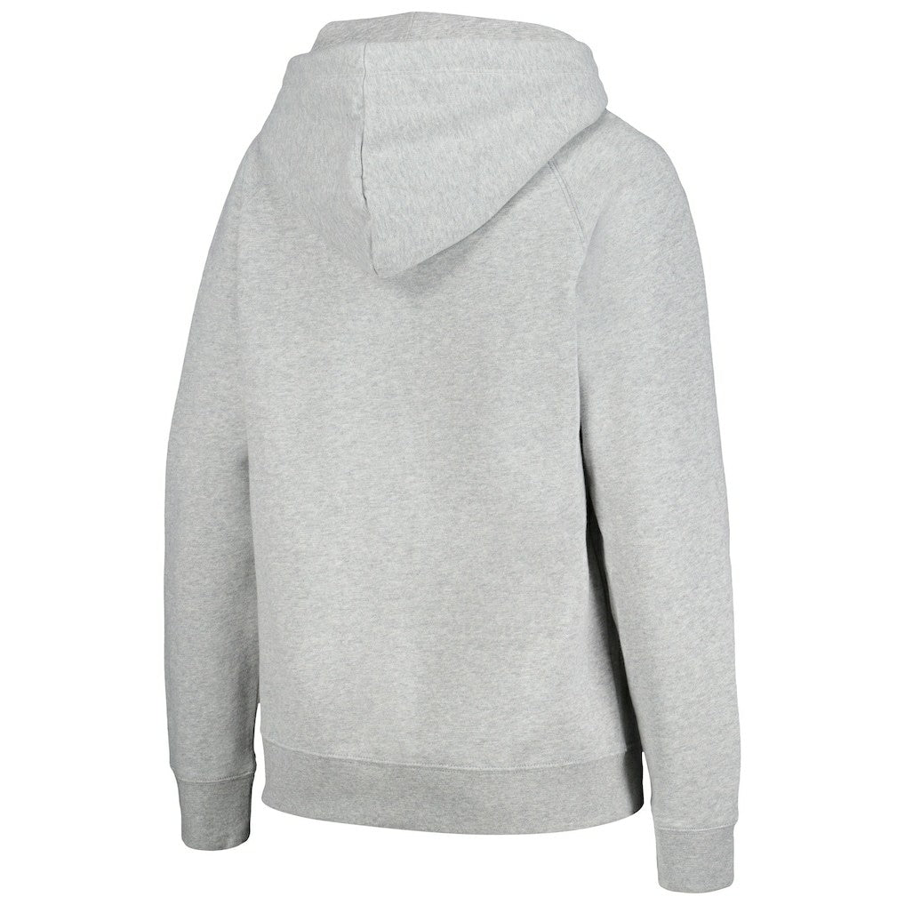 Denver Broncos New Era Women's Floral Raglan Pullover Hoodie - Gray - NFL
