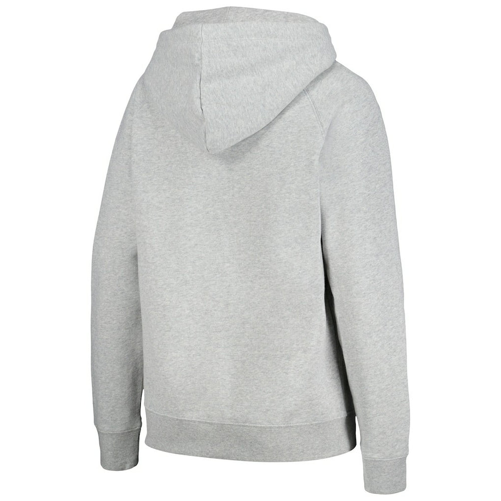 Denver Broncos New Era Women's Floral Raglan Pullover Hoodie - Gray - NFL