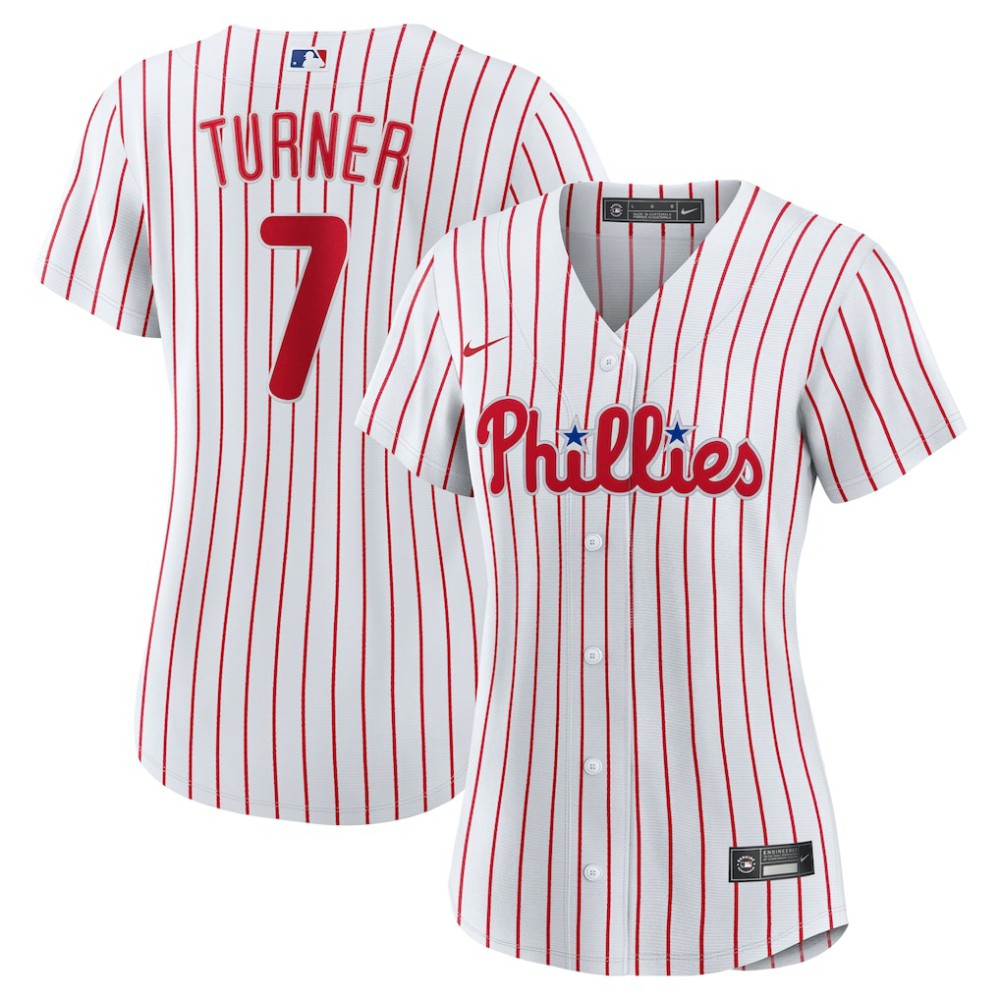 Trea Turner Philadelphia Phillies Nike Women's Home Replica Player Jersey Online