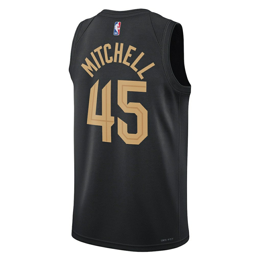 Donovan Mitchell Cleveland Cavaliers Jordan Brand Unisex Swingman Jersey Statement Editi- Black