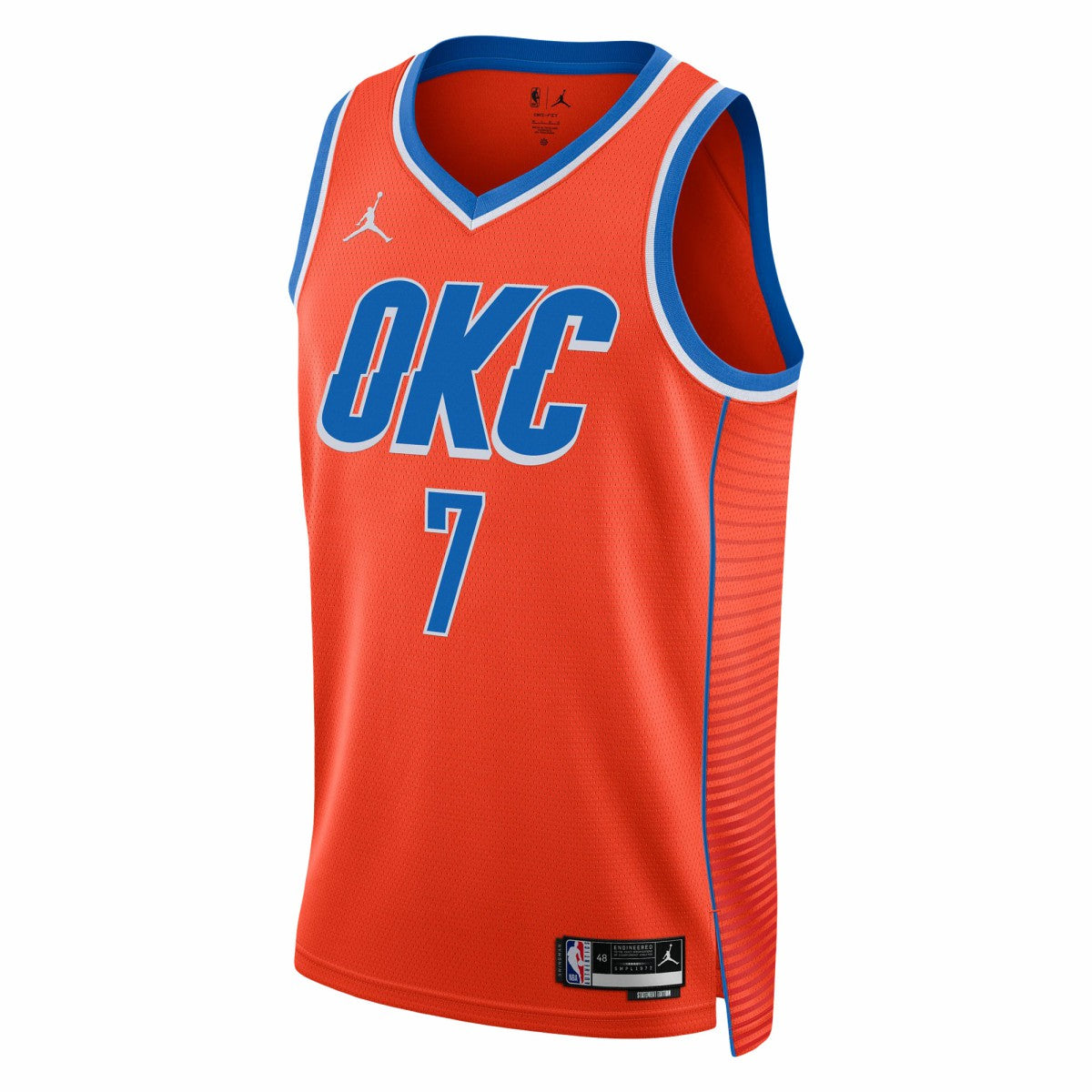 Chet Holmgren Oklahoma City Thunder Jordan Brand Unisex Swingman Jersey Statement Edition Orange