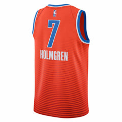 Chet Holmgren Oklahoma City Thunder Jordan Brand Unisex Swingman Jersey Statement Edition Orange