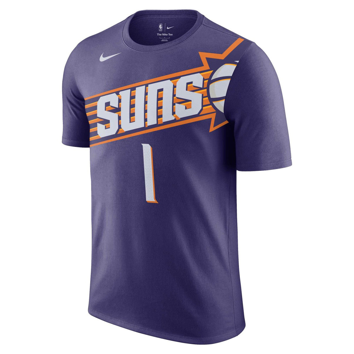 Nike Devin Booker Phoenix Suns Icon 2022/23 Name & Number T-Shirt Purple