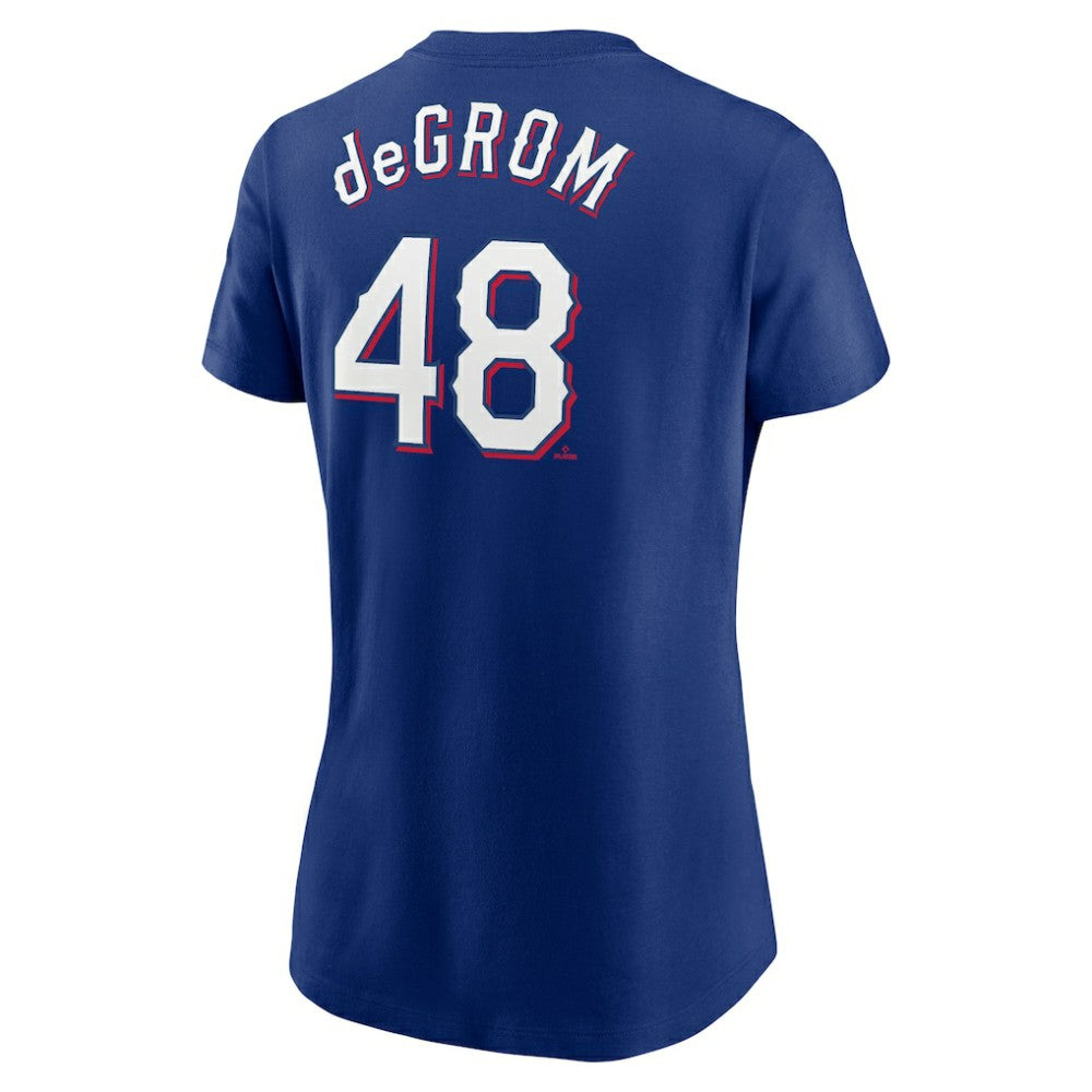 Jacob deGrom Texas Rangers Nike Women's 2023 Name & Number T-Shirt Sale