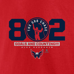 Alexander Ovechkin Washington Capitals Fanatics The Gr8 Chase T-Shirt - Red | Fanatics online