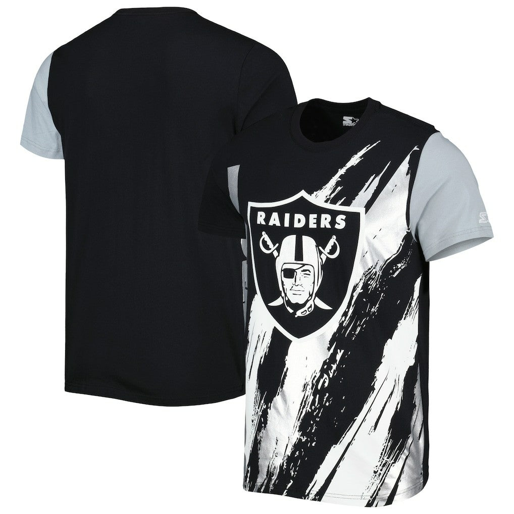 Las Vegas Raiders Starter Extreme Defender T-Shirt - Black - NFL