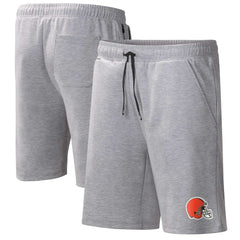 Cleveland Browns MSX by Michael Strahan Trainer Shorts - Heather Gray - NFL