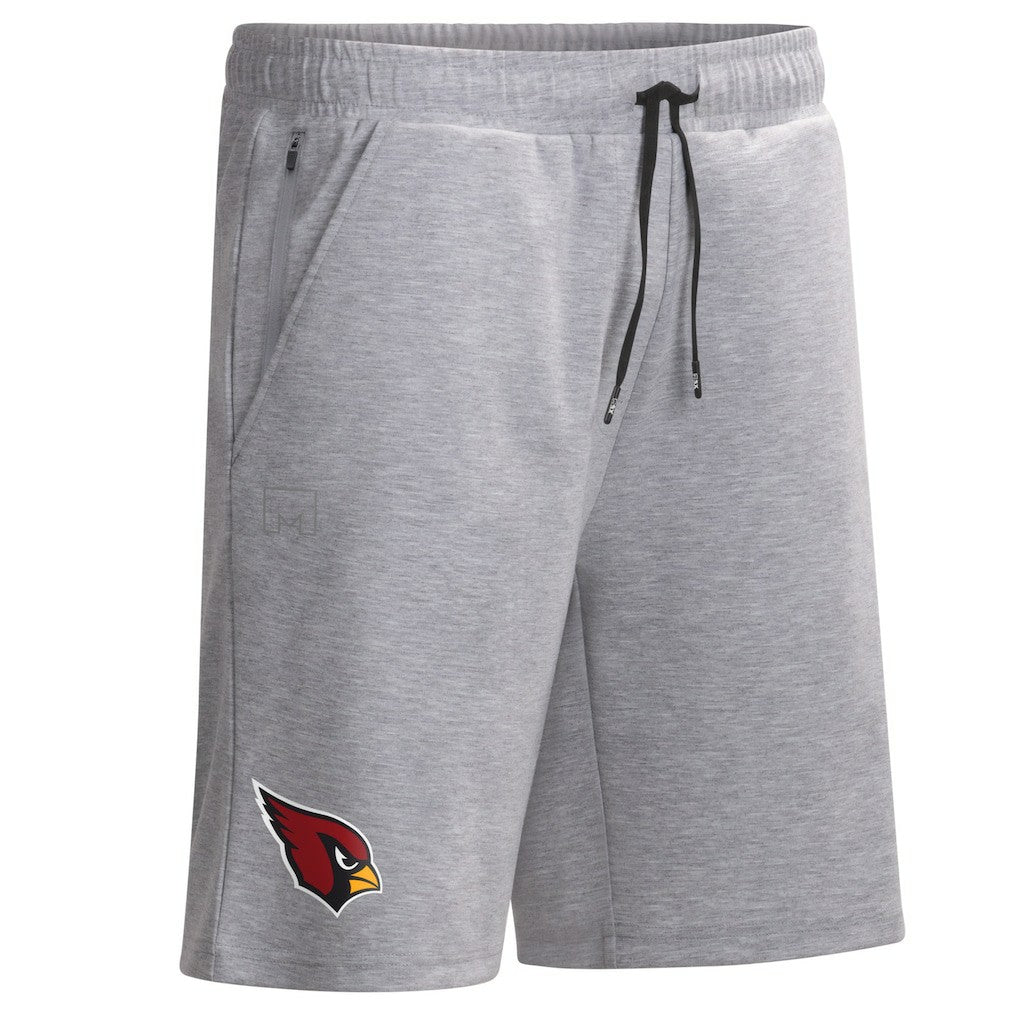 Arizona Cardinals MSX by Michael Strahan Trainer Shorts - Heather Gray - NFL