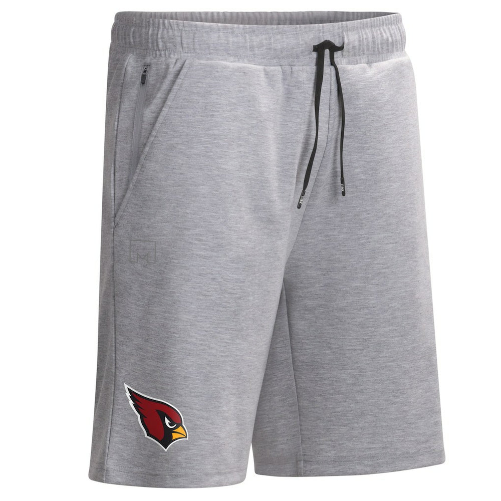 Arizona Cardinals MSX by Michael Strahan Trainer Shorts - Heather Gray - NFL