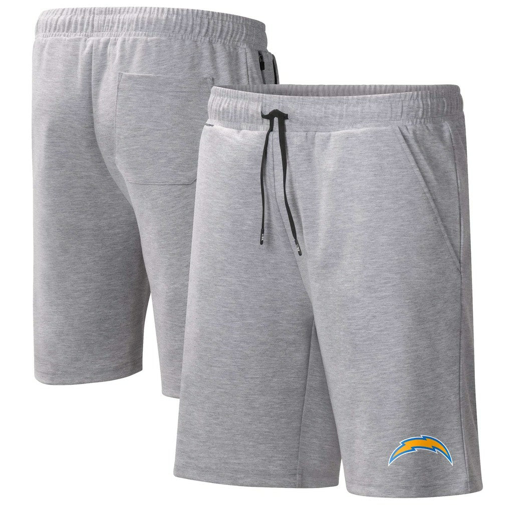 Los Angeles Chargers MSX by Michael Strahan Trainer Shorts - Heather Gray - NFL