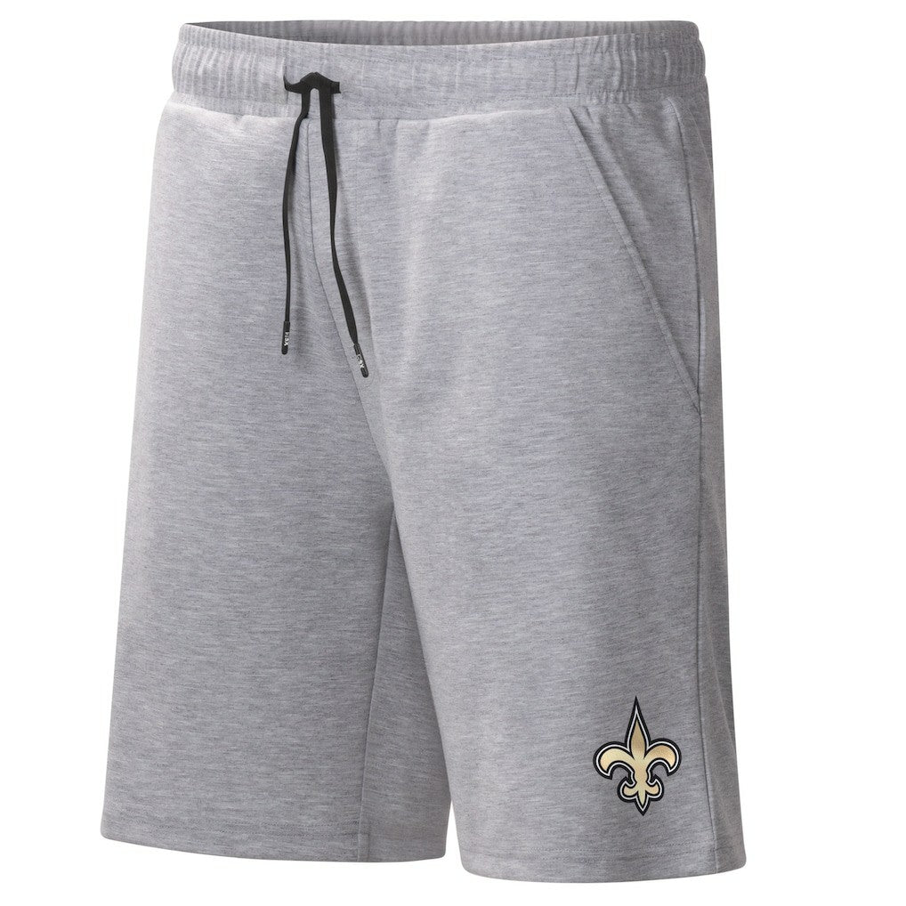 New Orleans Saints MSX by Michael Strahan Trainer Shorts - Heather Gray - NFL