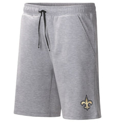 New Orleans Saints MSX by Michael Strahan Trainer Shorts - Heather Gray - NFL