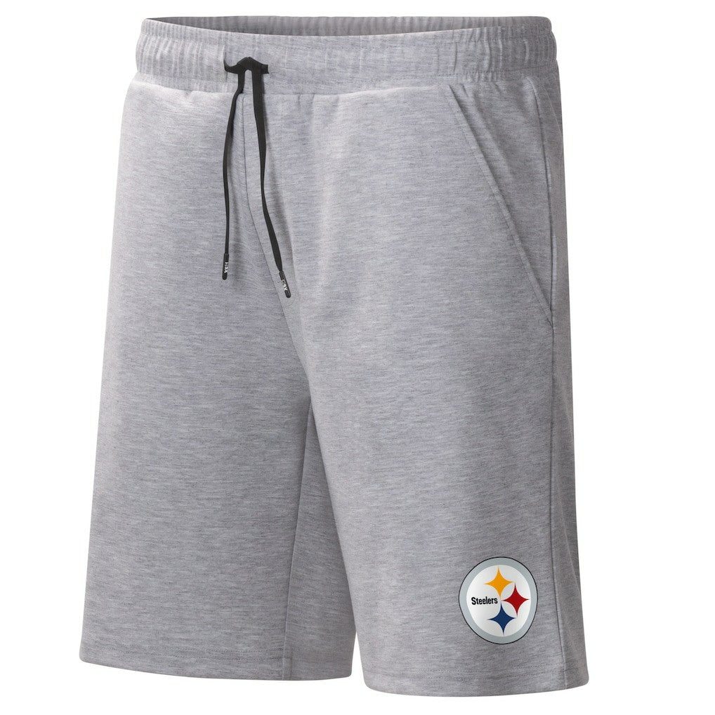 Pittsburgh Steelers MSX by Michael Strahan Trainer Shorts - Heather Gray - NFL
