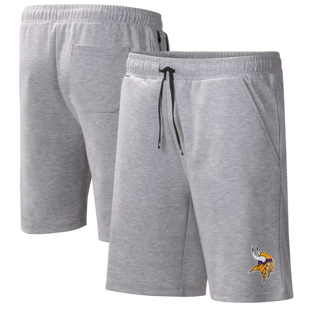Minnesota Vikings MSX by Michael Strahan Trainer Shorts - Heather Gray - NFL