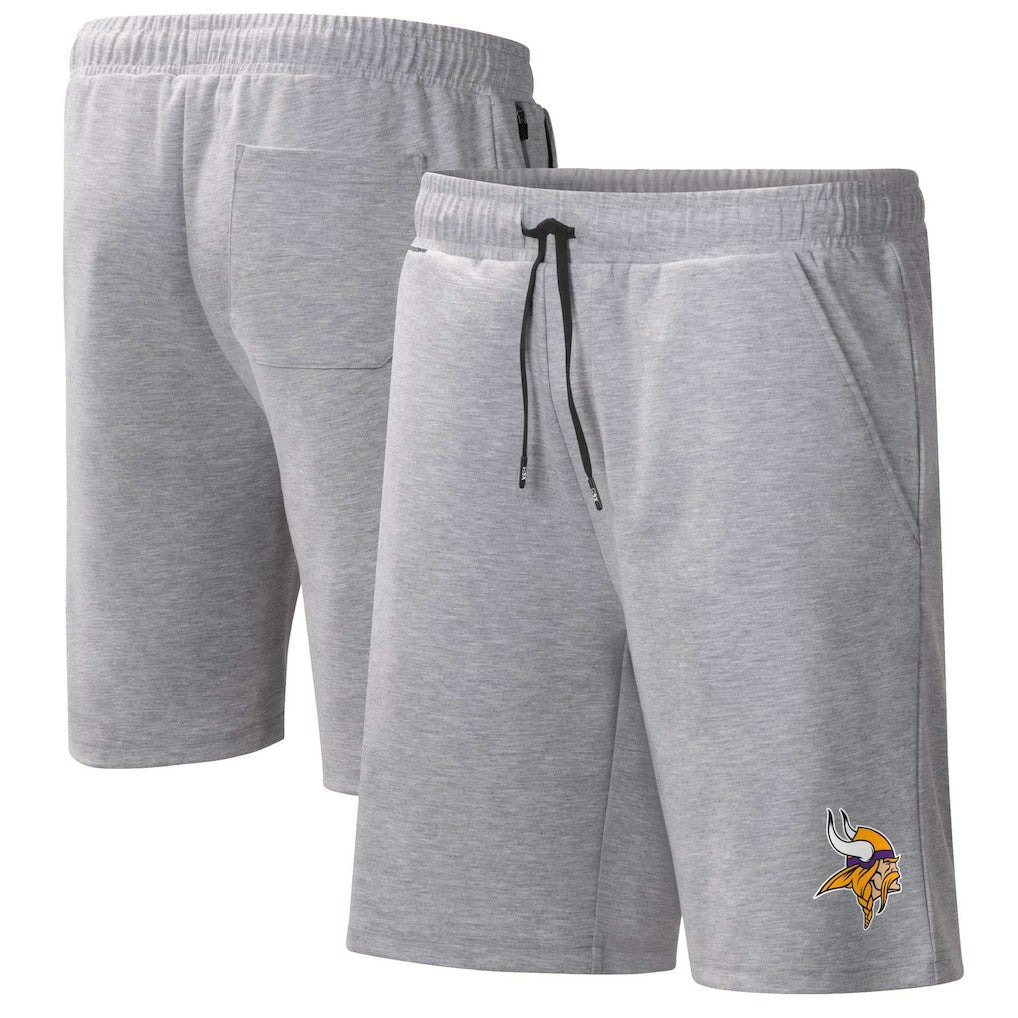 Minnesota Vikings MSX by Michael Strahan Trainer Shorts - Heather Gray - NFL