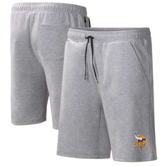 Minnesota Vikings MSX by Michael Strahan Trainer Shorts - Heather Gray - NFL