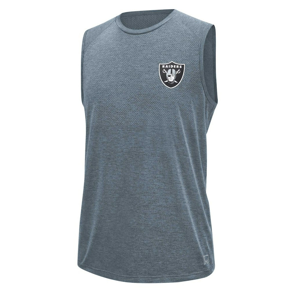 Las Vegas Raiders MSX by Michael Strahan Warm Up Sleeveless T-Shirt - Gray - NFL
