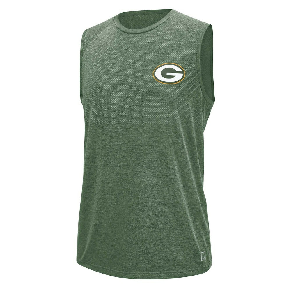 Green Bay Packers MSX by Michael Strahan Warm Up Sleeveless T-Shirt - Green - NFL