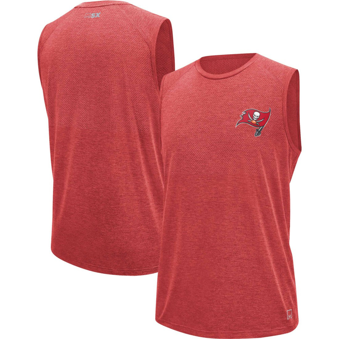 Tampa Bay Buccaneers MSX by Michael Strahan Warm Up Sleeveless T-Shirt - Red - NFL