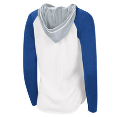 Tampa Bay Lightning G-III 4Her by Carl Banks Women's MVP Raglan Lightweight Hooded T-Shirt - White/Blue | NHL sale