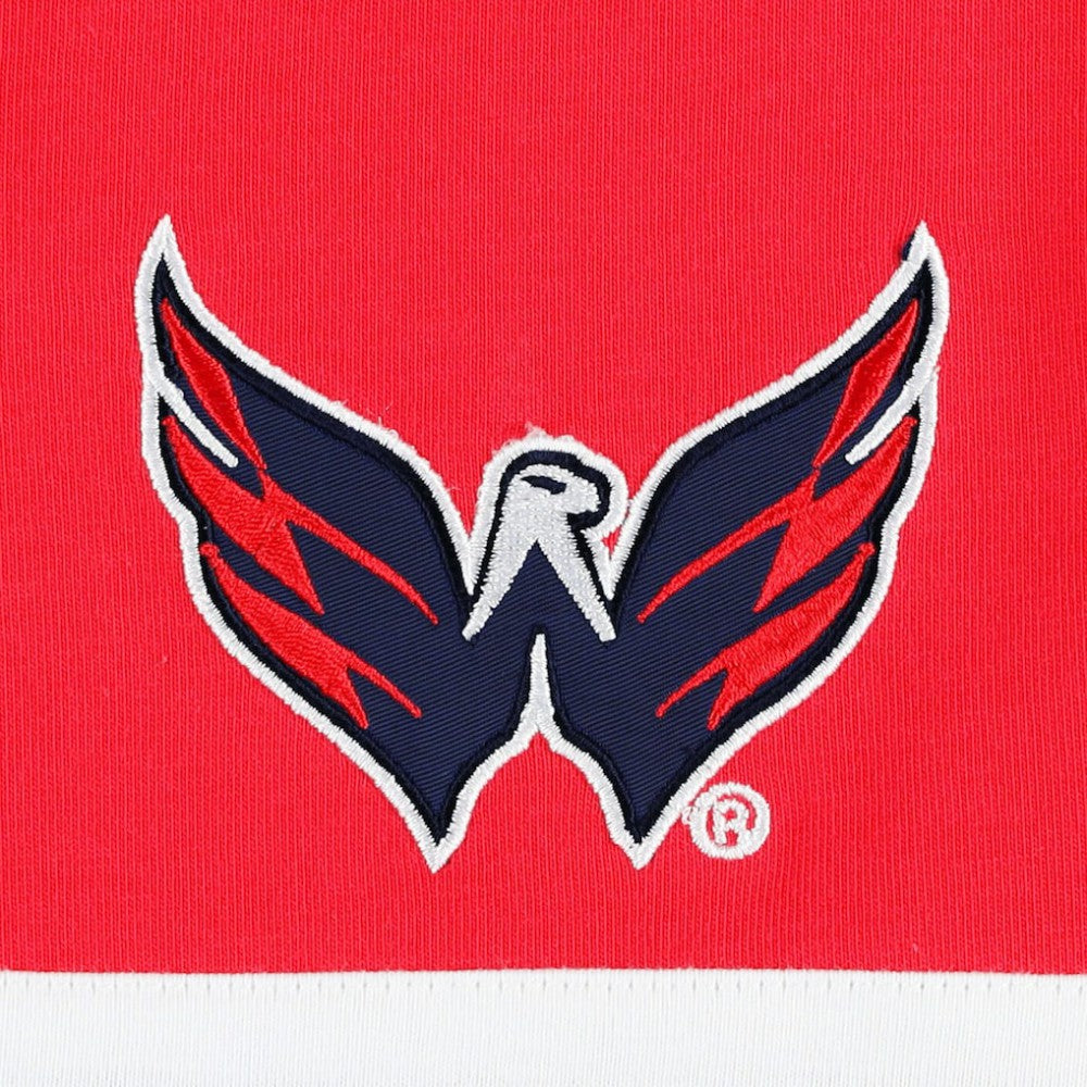 Washington Capitals Tommy Hilfiger Walter Lace-Up Long Sleeve Top - Red | NHL sale