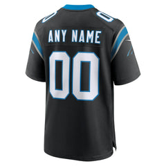 Carolina Panthers Custom Game Jersey - Black - Nike