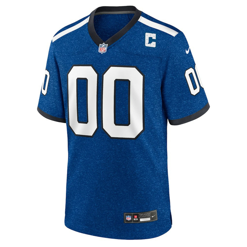 Indiana Nights Indianapolis Colts Alternate Custom Game Jersey - Blue - Nike
