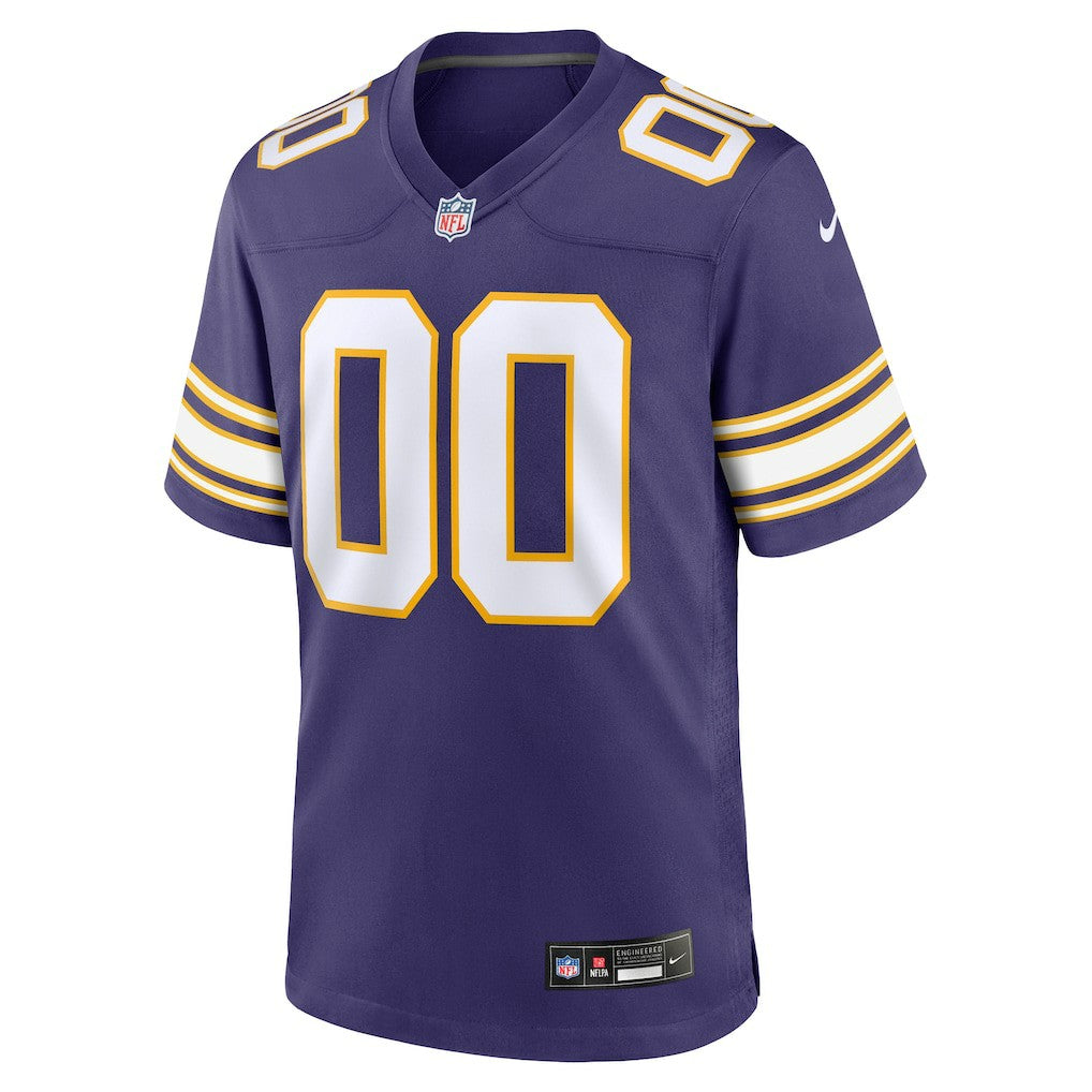 Minnesota Vikings Classic Custom Game Jersey - Purple - Nike