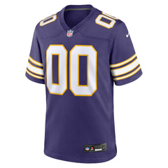 Minnesota Vikings Classic Custom Game Jersey - Purple - Nike
