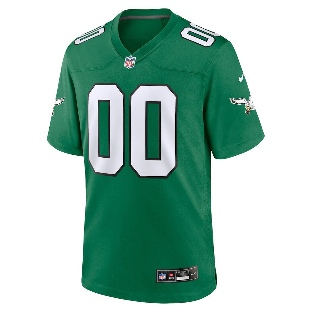 Philadelphia Eagles Alternate Custom Game Jersey - Kelly Green - Nike