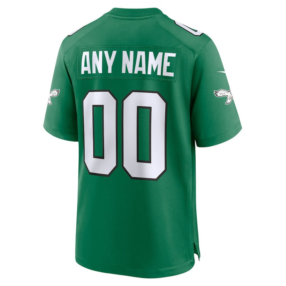 Philadelphia Eagles Alternate Custom Game Jersey - Kelly Green - Nike